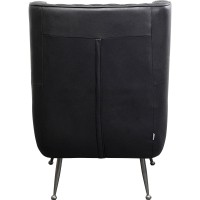 Armchair Nonna Smart Leather Black