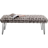 Banquette Weave gris 128cm