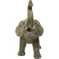 Deko Figur Walking Elephant Pearls 24cm