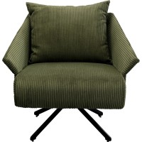 Fauteuil pivotant Milo vert