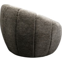 Fauteuil pivotant Fiori gris