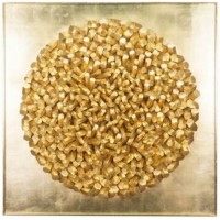 Wall Object Mikado Gold 120x120cm