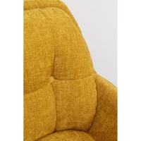 Chaise pivotante Molly jaune