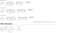 Verita Sofa 160 Elba 28 mit Schlaffunktion