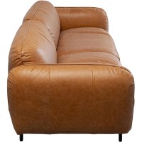 Sofa Calgary Smart Leder Hellbraun 228cm