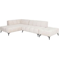 Ecksofa Nia Creme Links 250cm