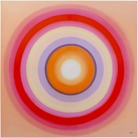 Tableau sur toile Tendency Circle rose 120x120cm