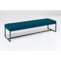 Banquette Smart velours pétrole noir 150cm