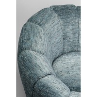 Fauteuil pivotant Fiori bleu