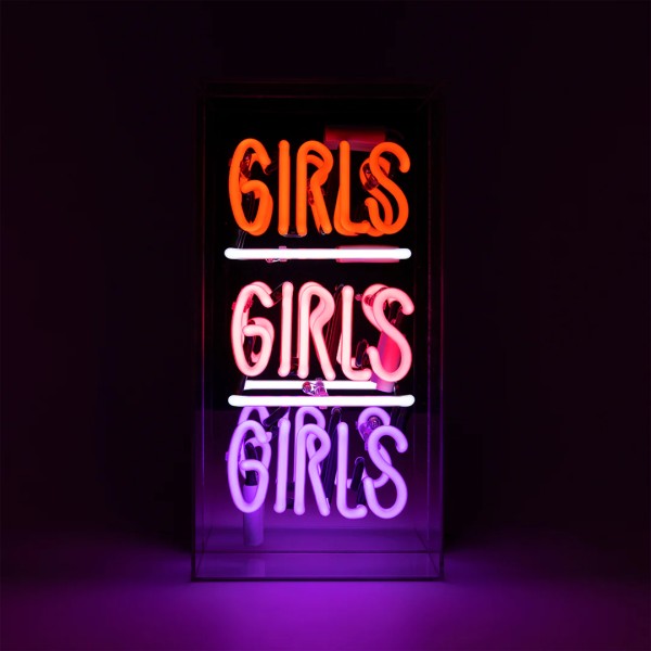 Lightbox Neon Girls, Girls, Girls