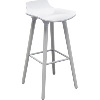 Sedia bar York Bianco 75cm