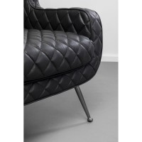 Armchair Nonna Smart Leather Black