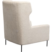 Armchair + Stool Quinn High Beige