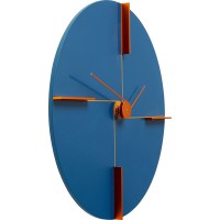 Horloge murale Felice bleu Ø30cm