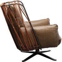 Fauteuil pivotant Paradiso marron