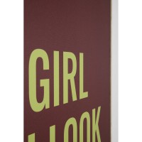 Gerahmtes Bild Go Girl 50x70cm