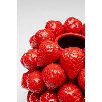 Vase Strawberries Rot 30cm