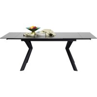 Extension Table Xenia Black 140(+30+30)x80cm