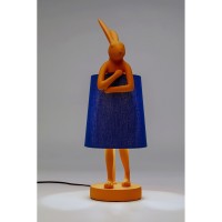 Table Lamp Animal Rabbit Orange/Blue 50cm