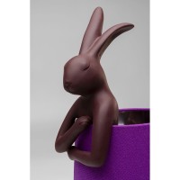 Table Lamp Animal Rabbit Red/Purple 50cm