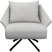 Swivel Armchair Milo Beige