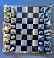 KARE Green Deko Objekt Chess 60x60cm OCCASION