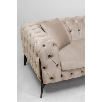 Corner Sofa Bellissima Velvet Taupe Right