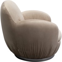 Swivel Armchair Nube Grey