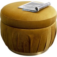 Pouf Nube jaune Ø56cm