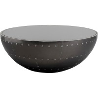 Couchtisch Lounge Schwarz Graphit Ø83cm