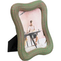 Picture Frame Wavy Green 18x23cm