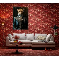 Glass Picture Mister Leo 100x150cm