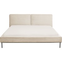 Letto East Side velluto a coste crema 180x200