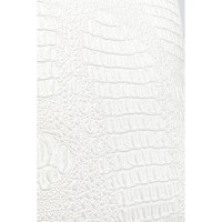 Cuscino Croco bianco 40x40cm