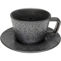 Tasse à espresso Cosmos noir (2/parts)