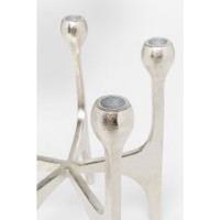 Candelabro Unity argento 31cm