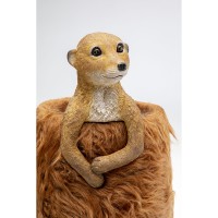 Table Lamp Animal Meerkat Fur 51cm