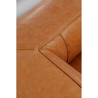 Sofa Cubetto Smart Leather Light Brown 220cm