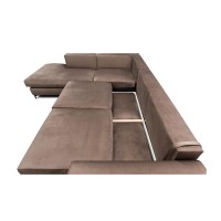 Mona Sofa Corner Set1 Monolith mit Schlaffunktion