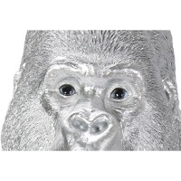 Figura decorativa Monkey Gorilla Side XL argento