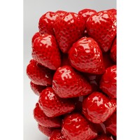 Vase Strawberries Red 24cm