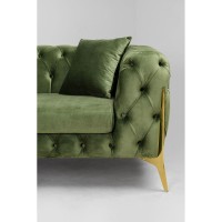 Ecksofa Bellissima Velvet Grün Links