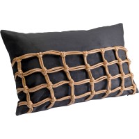 Cushion Grete Plaid Black 50x30cm