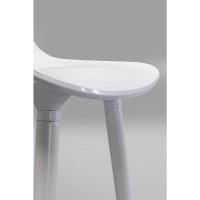 Tabouret de bar York blanc 75cm