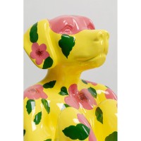 Deko Figur Gangster Dog Gelb 80cm