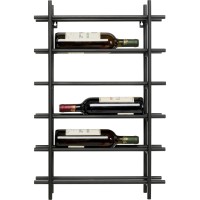 Wine Shelf Cape Town Black 45x68cm