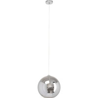 Lampadario Caldaia Argento Ø35cm