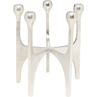 Candelabro Unity argento 31cm