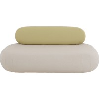 Sofa Blue Marlin 2-Seater Outdoor Beige/Lime