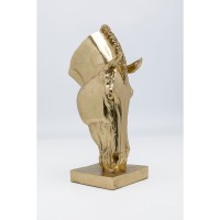 Deco Object Horse Face Gold 57cm